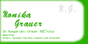 monika grauer business card